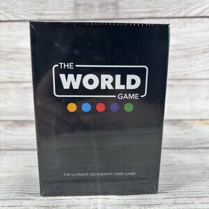 The World Game Ultimate Geography Card Game 194 Country Cards Sealed